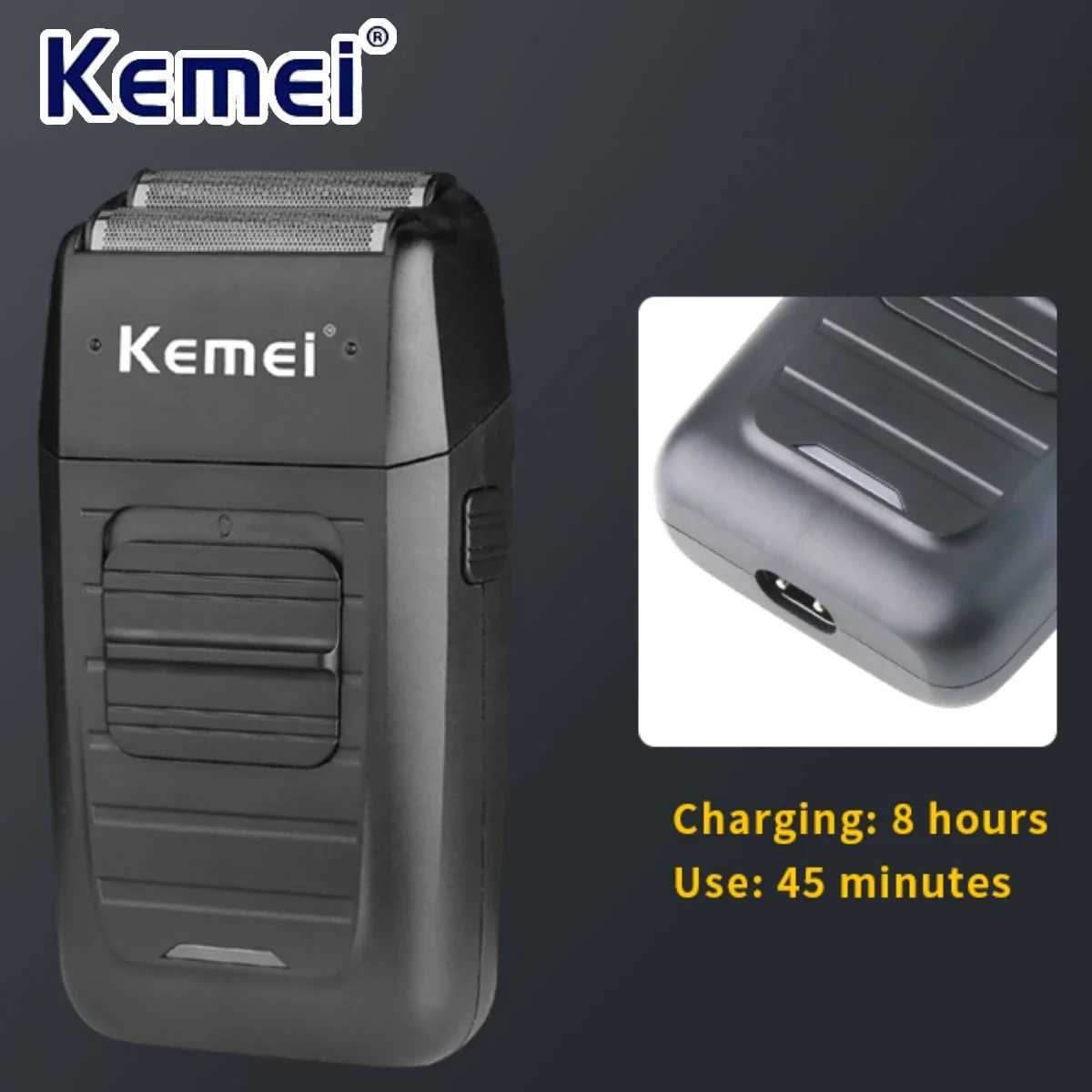 Kemei Beard shaver professional shaver electric wireless shaver electric shaver W240819