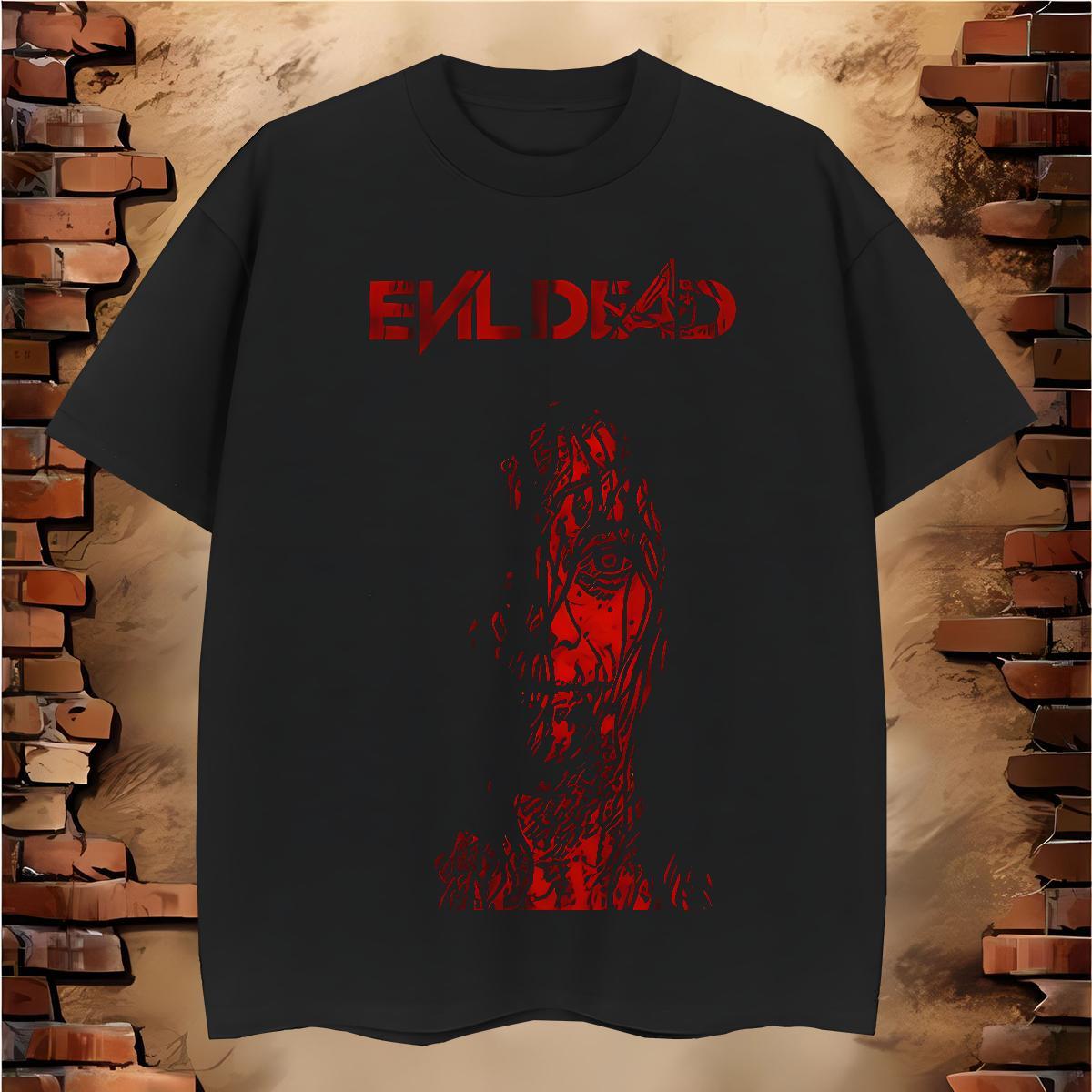 Man T Shirts 230g Pure Cotton scary Street Wear Crew Neck Anime Couples T Shirts Fashion Design Free Shipping Clothes
