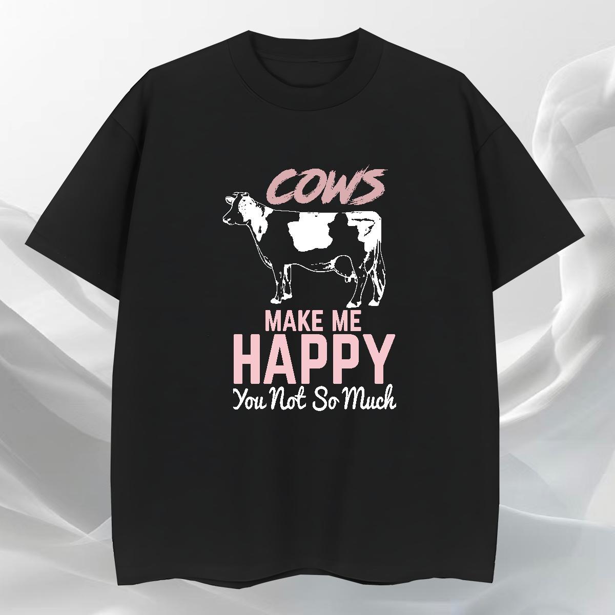 Designer Men Tshirts Summer Casual 230g 100% Cotton Custom Big Size Breathable Crew Neck happy T-Shirts for Men Classic Tops Tees