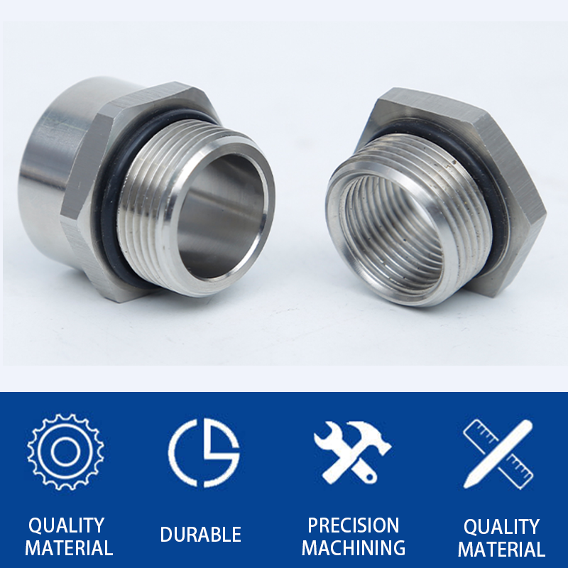 Core filling and reducing 304 stainless steel inner and outer wire diameter direct joint 2 minutes 3 minutes 4 minutes 6 minutes 1 inch 2 inches 3 inc