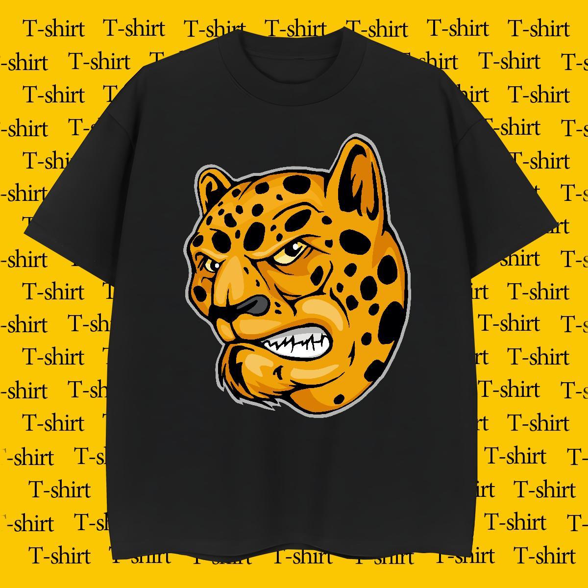 Designer Mens T Shirts leopard Breathable Crew Neck Anime Printing Street Custom Big Size 230g Pure Cotton Men Tshirts Designer Fashion Top Tees