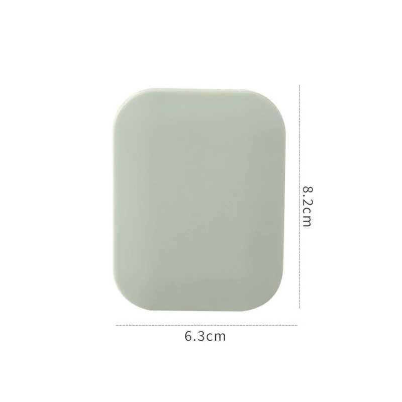 Small Mirror Comb Set Solid Color Fashion Portable Folding Makeup Mirror With Comb For Girl Gift Makeup Tools Vanity Miror Y240819