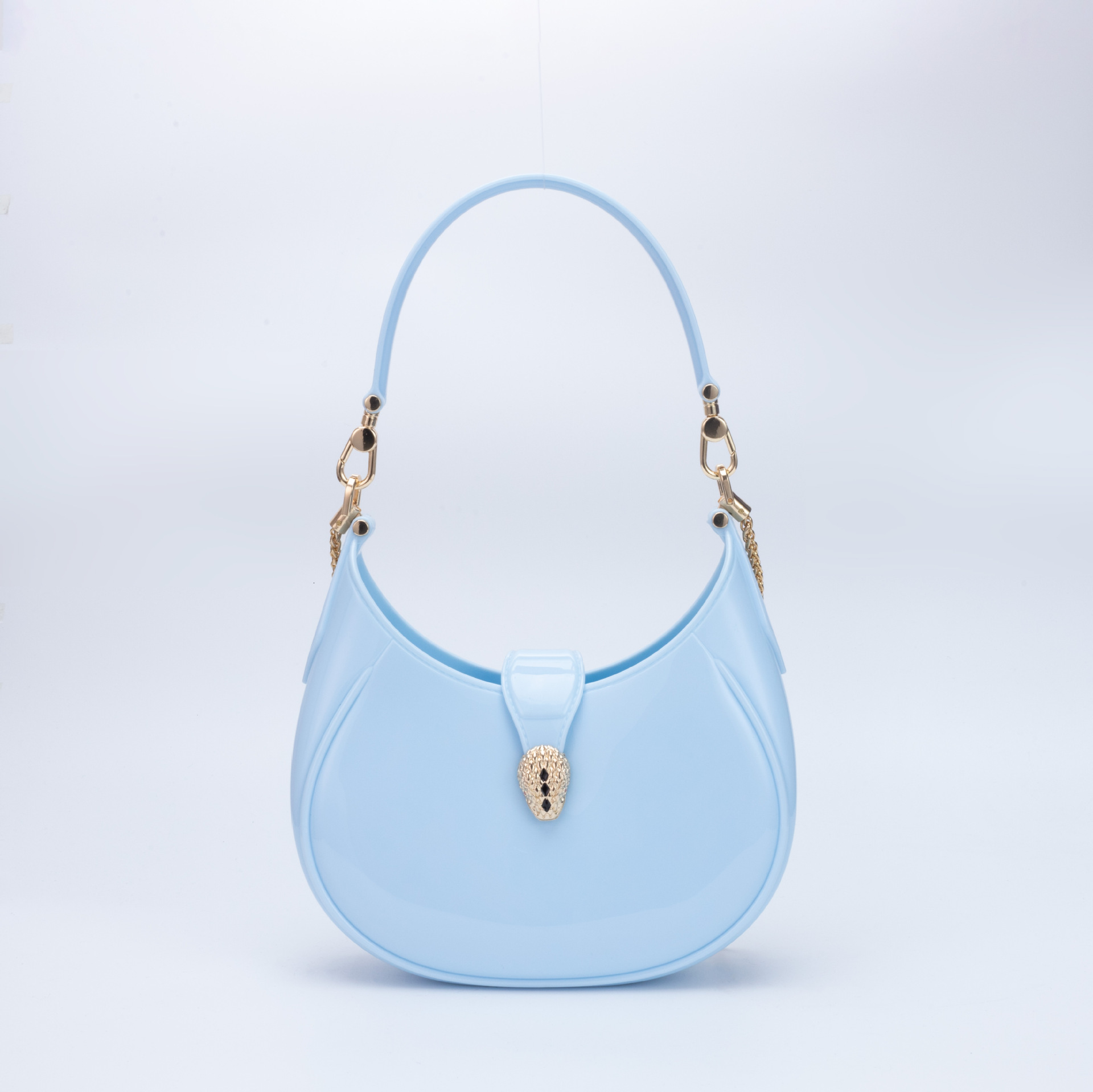 PVC Barbie jelly fashionable versatile rubber sub bag, dirt resistant and easy to wash, summer women's diagonal cross bag