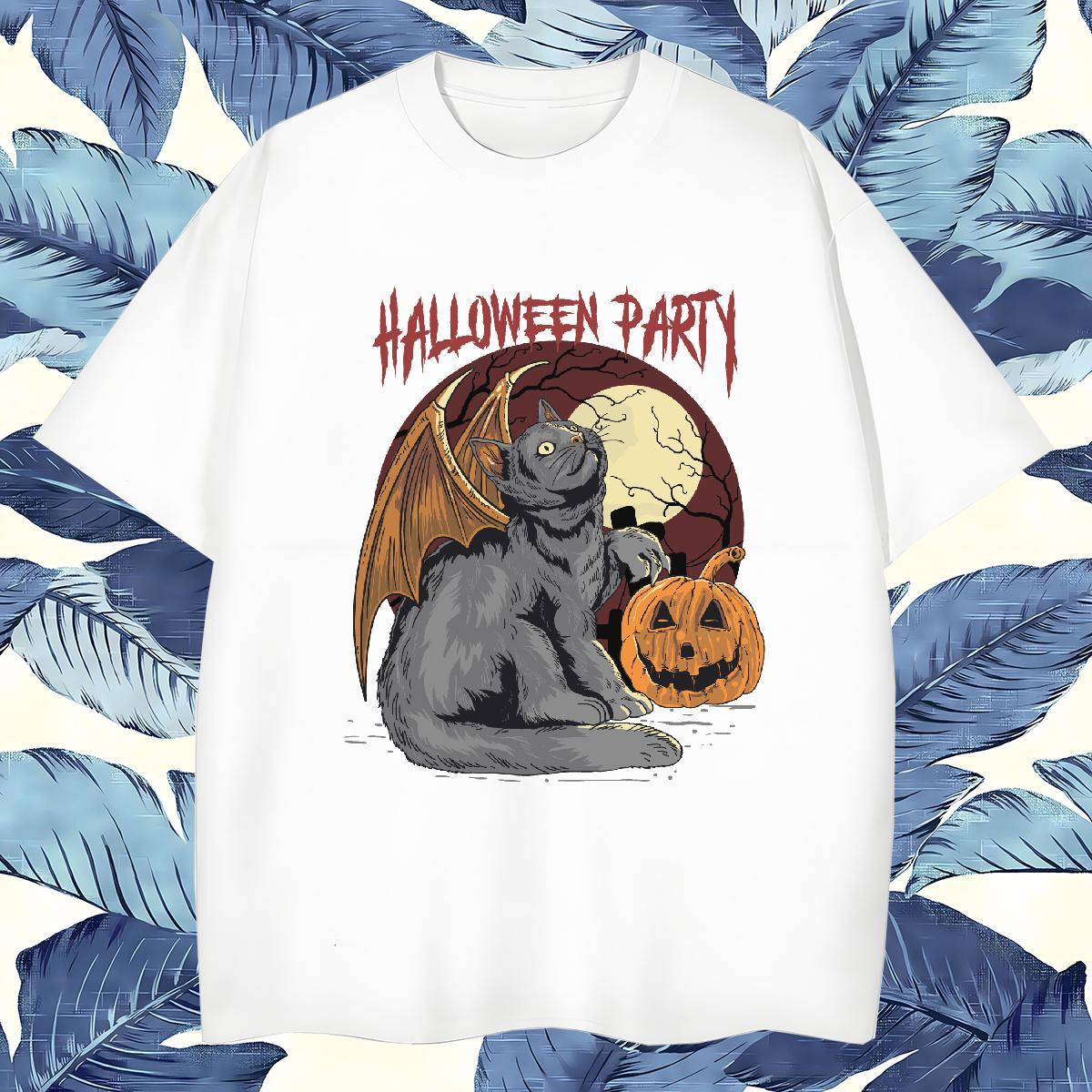 DIY Customized Tshirts halloween Casual 230g Cotton Tops Breathable Soft Free Shipping T-Shirts for Men DIY Printed
