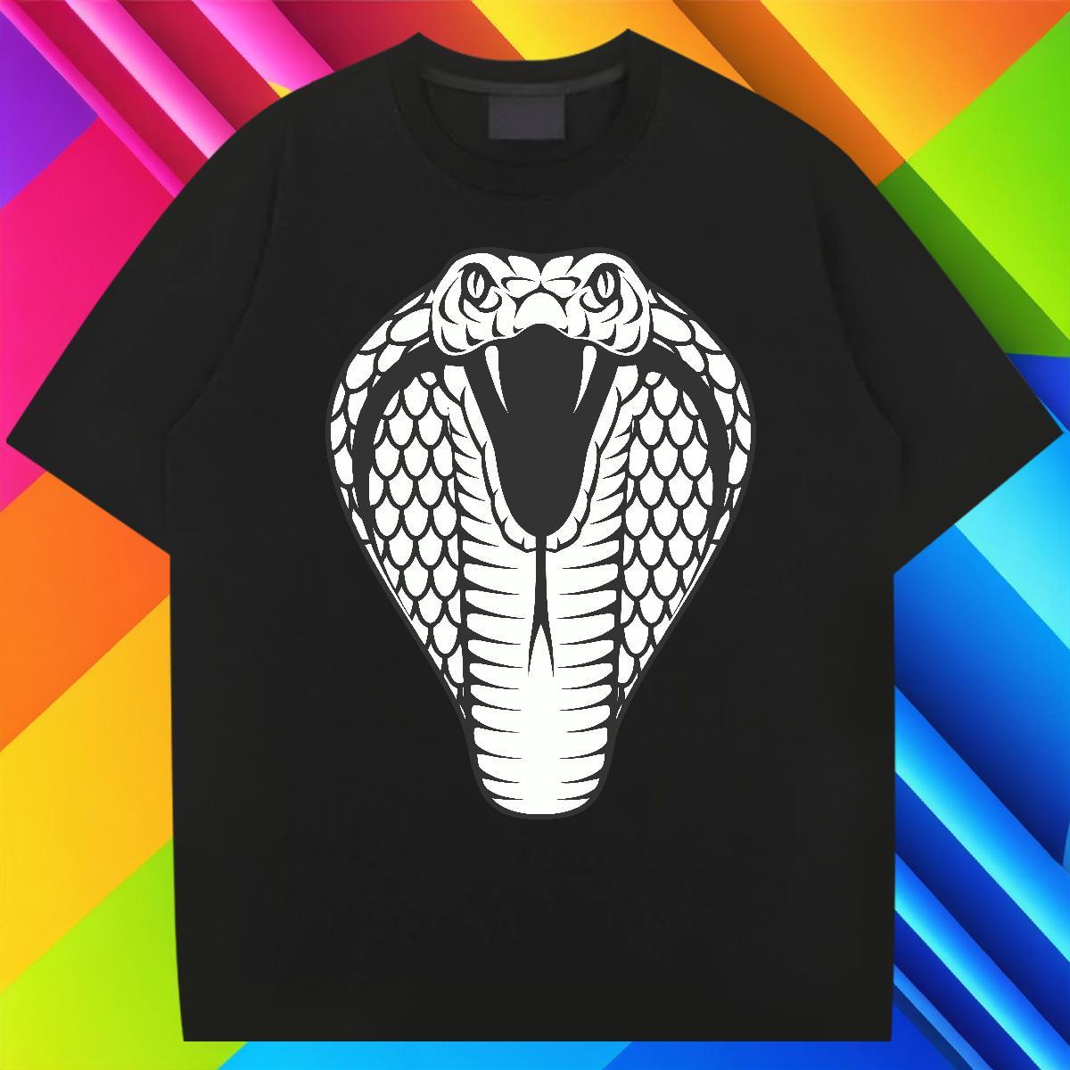 Soft T Shirts Men cobra O Neck Short Sleeves Casual Customized 230g Cotton Tshirts DIY Customized Tops Tees