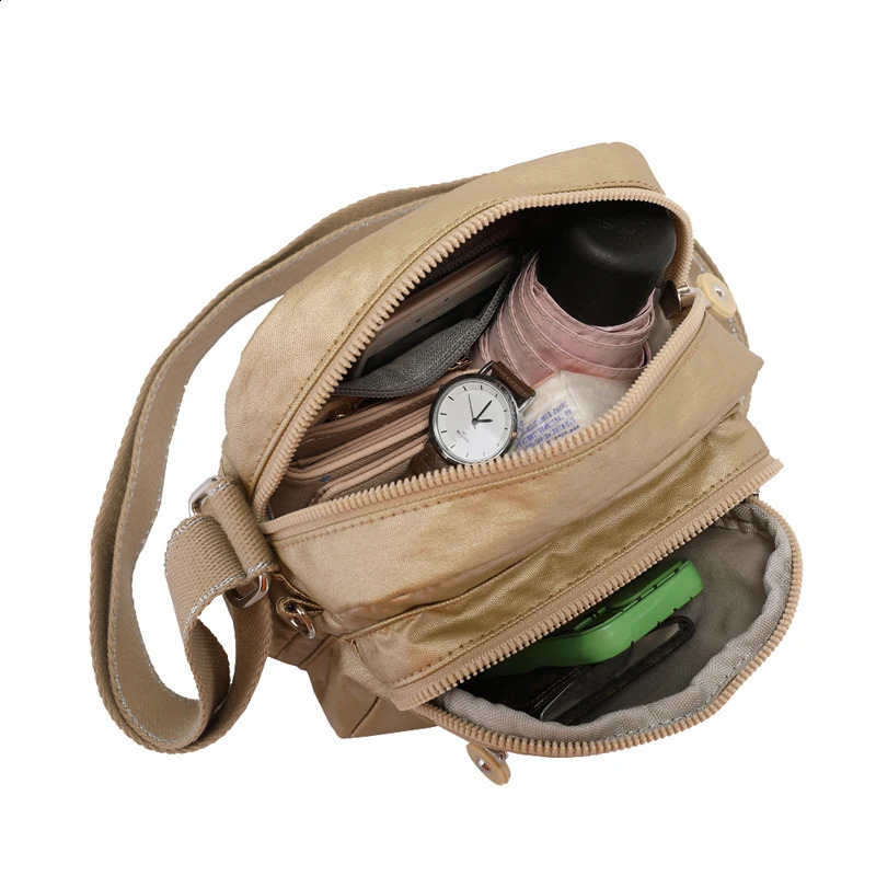 TEGAOTE Womens Small Bag 2024 y er Handbag Nylon Waterproof Wallet Bolsa Womens Travel Side Bag 240819