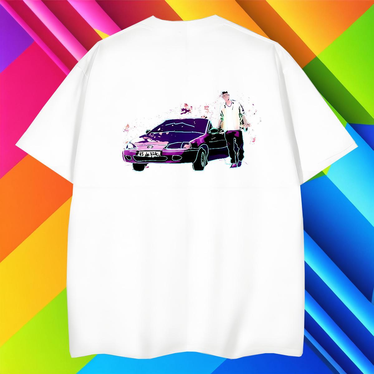 Unisex beach T-Shirts Street Casual Men Tops Tees 230g Cotton Stylist Pure Cotton Customized Print Clothes