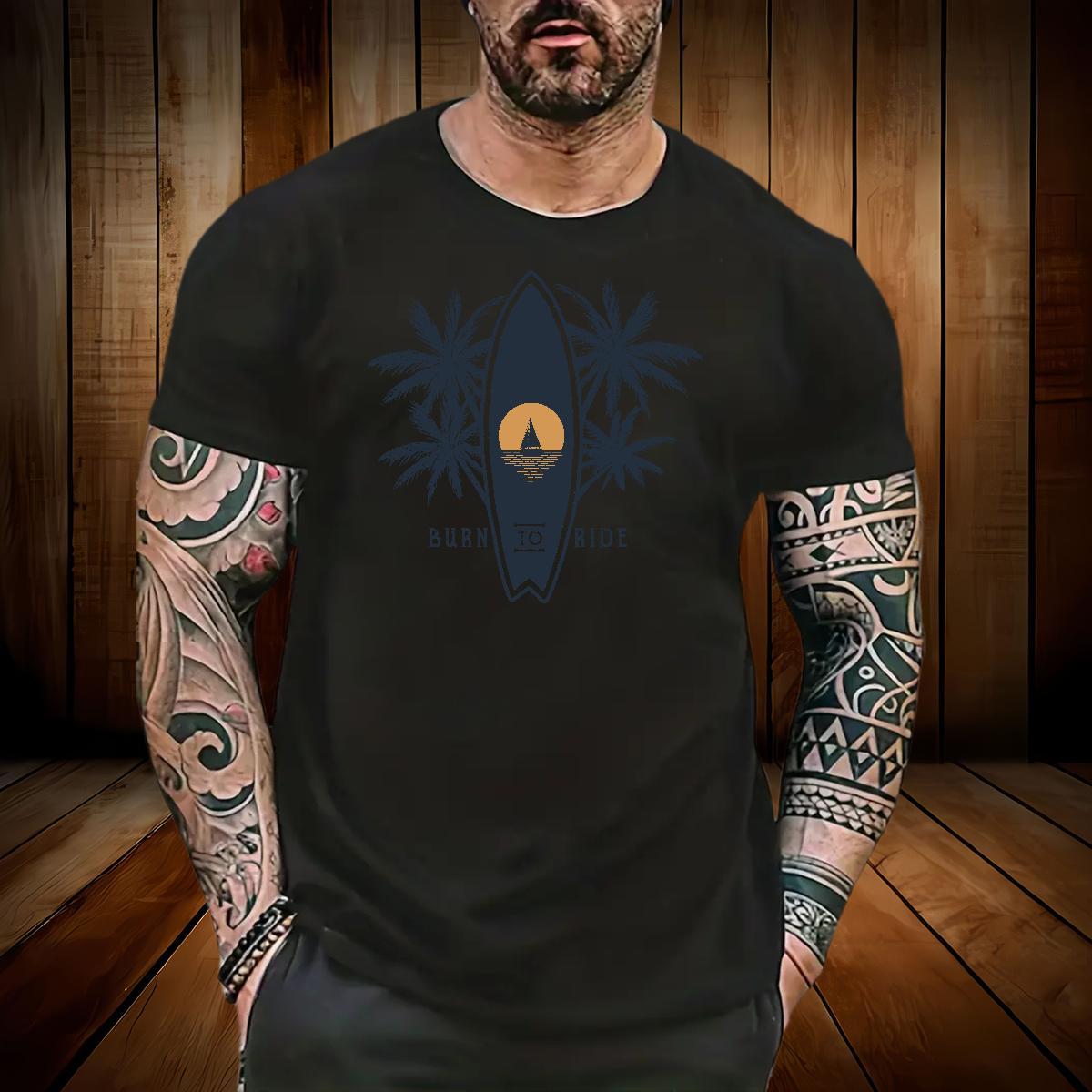 New Mens Tshirts sea Street 230g Cotton Clothes Breathable Soft Loose Men T Shirts Oversized 4XL