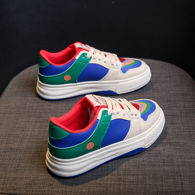 Ddmysports Summer New Mandarin Duck Colored Small White Trendy Student Breathable Versatile Casual Board Shoes Female OUTDOOR