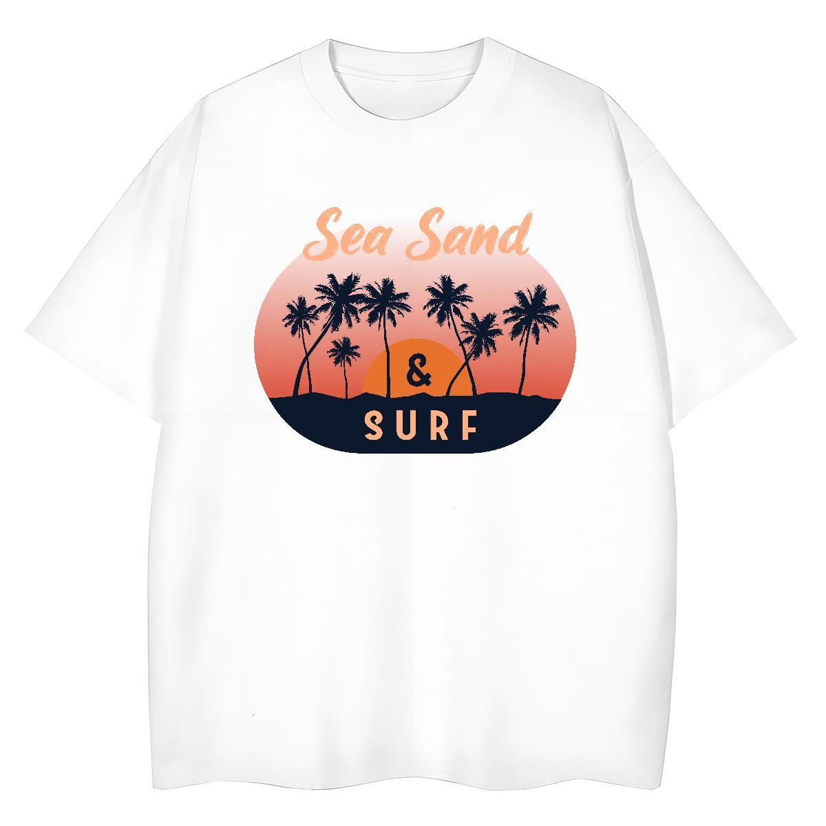 Fashion New Tshirt for Man Woman Daily Outfit Comfortable Polos Nice 230g 100% Cotton sea Skull T-Shirts for Women