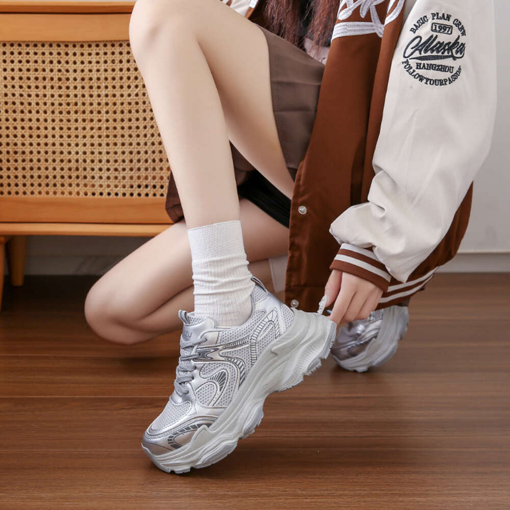 Ddmysports Autumn New Korean Version Breathable Dad Instagram Student Casual For Women Thick Soled Running Shoes ZL OUTDOOR