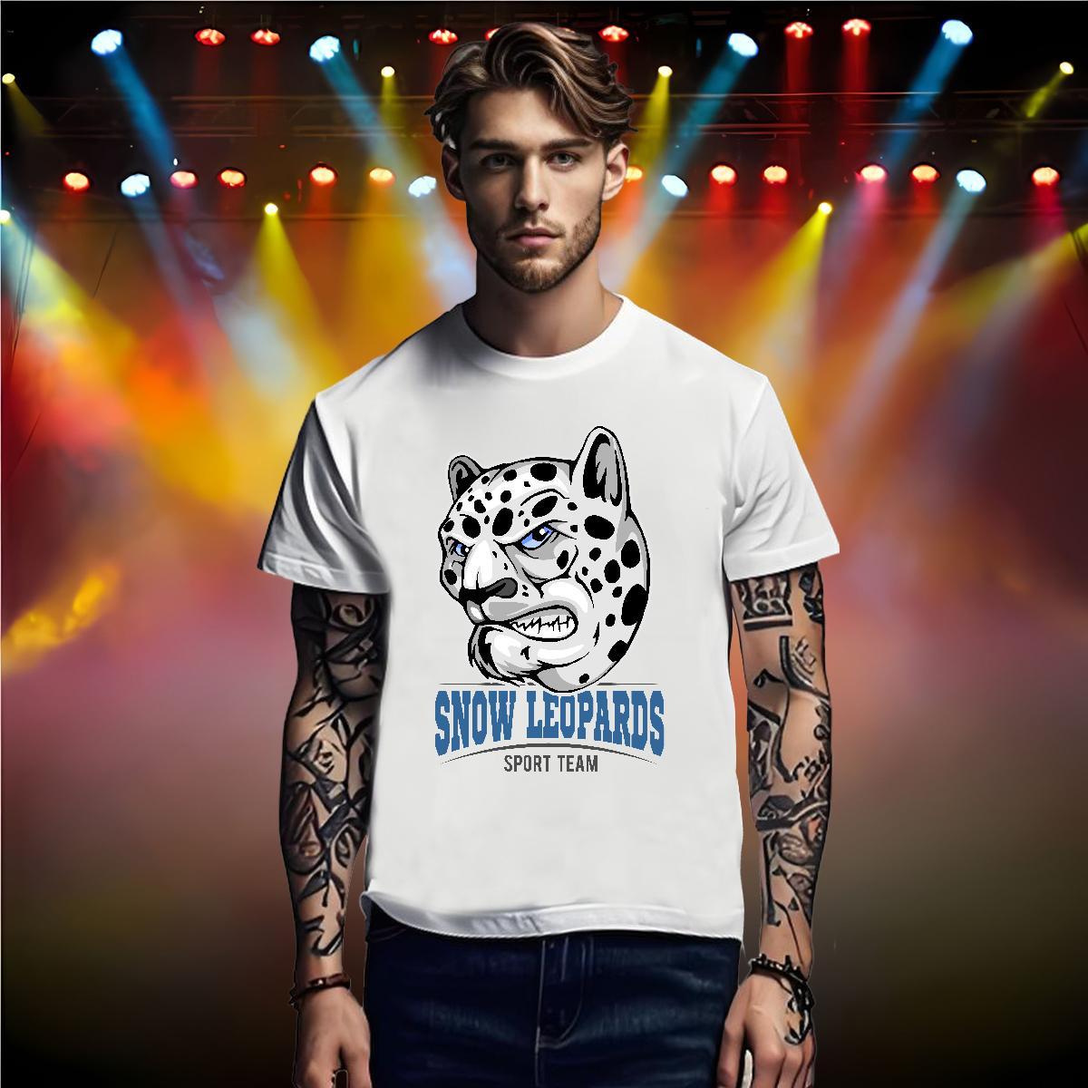 Classic Casual Tshirts leopard Street Casual 100% Cotton 230g Tops Shirt O Neck Short Sleeves TOP Quality T Shirts Men Plus Size Custom