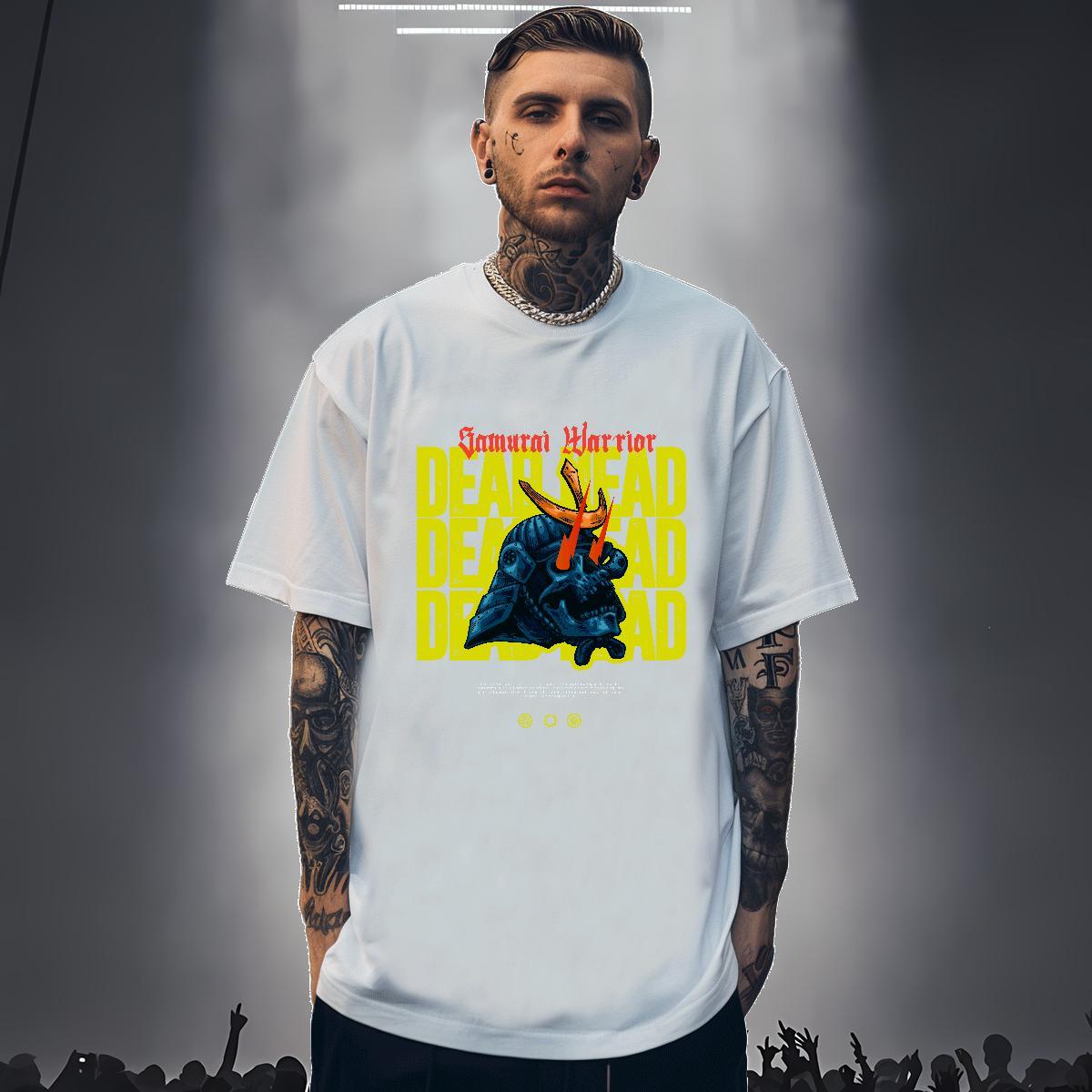 Classic letter 230g Cotton Men Tops Tees Daily Wear O Neck Short Sleeves Men T Shirts Fashion Design Custom Print Oversized Tops Shirt