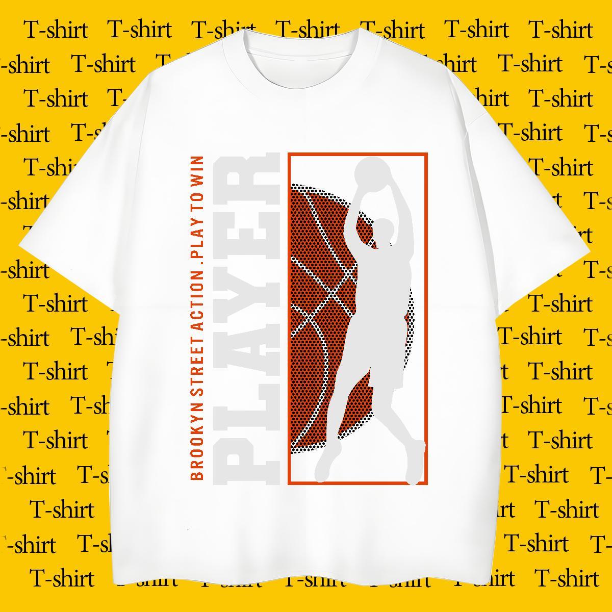Cool Couples T Shirts Beach 100% Cotton 230g Oversized 3XL 4XL O Neck Short Sleeves basketball T-Shirts Fashion Clothes