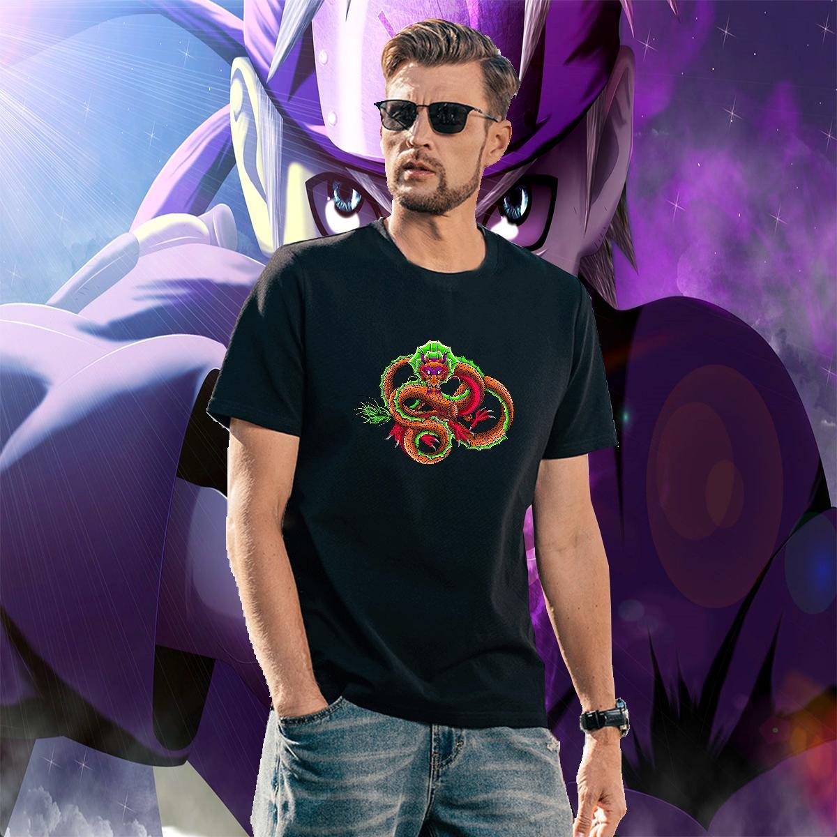 Cool Design Men Clothes T-Shirt Anime Printing Street 100% Cotton 230g Custom Print Plus Size Breathable Short Sleeve ferocity Man T Shirts 2024 Desig