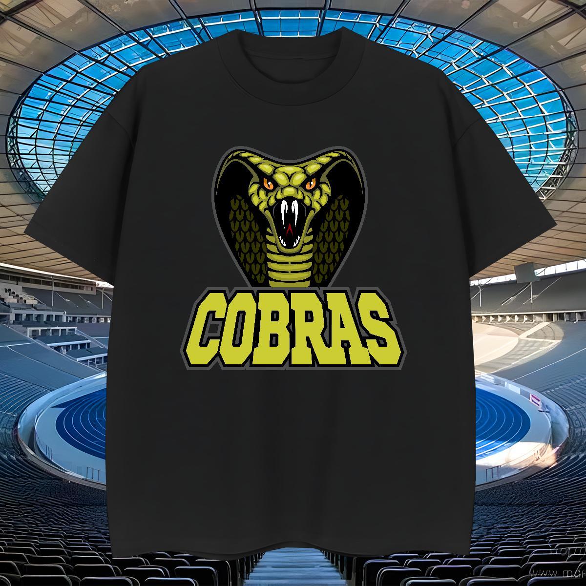 Designer T Shirts Men cobra Crew Neck Daily Wear Custom Printing 230g Pure Cotton Men Tees New Tops Tees