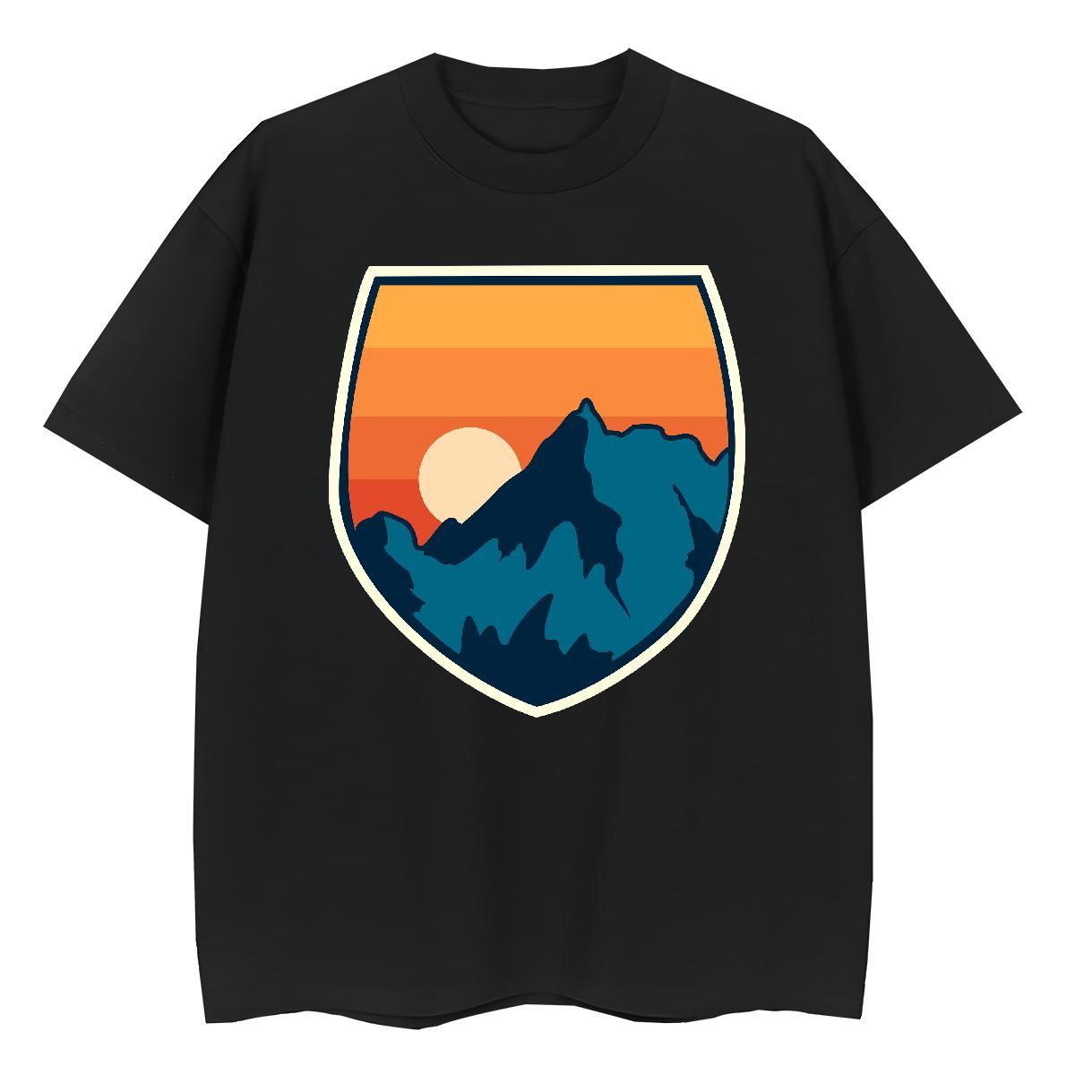 Custom Unisex Tshirts Beach Breathable Crew Neck Tops Shirt Wholesale 100% Cotton 230g sky Custom Print Plus Size Womens T Shirts