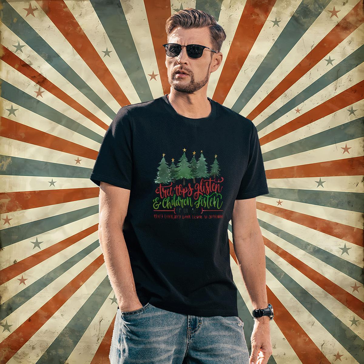 High Quality tree T Shirts Men Home Outdoor Mens Tshirts 230g Pure Cotton 2024 Summer Breathable Crew Neck DIY Printed Tees
