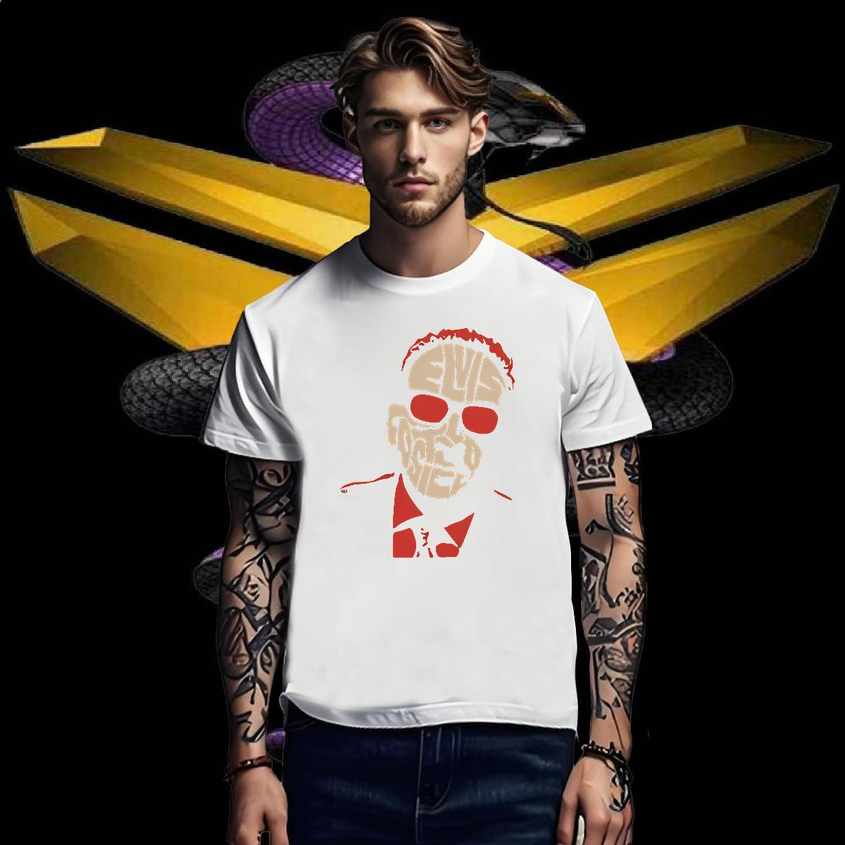Man T Shirts 230g 100% Cotton scary High Street Hip Hop Pure Cotton Skull Tshirt for Man Woman Fashion Designer Free Shipping Tops Tees