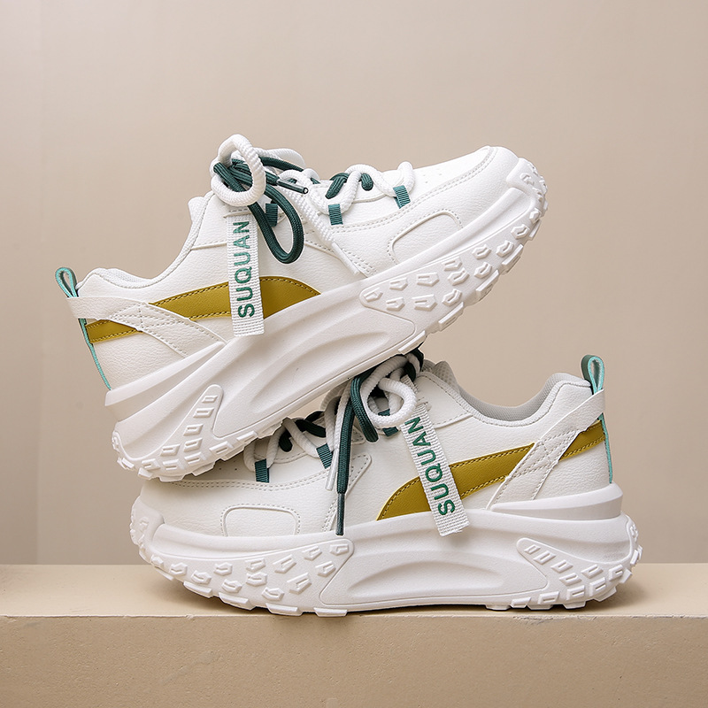 Ddmysports Spring New Dad Female Student Korean Edition Instagram Trendy Versatile Thick Sole Single Sports And Casual Shoes K OUTDOOR