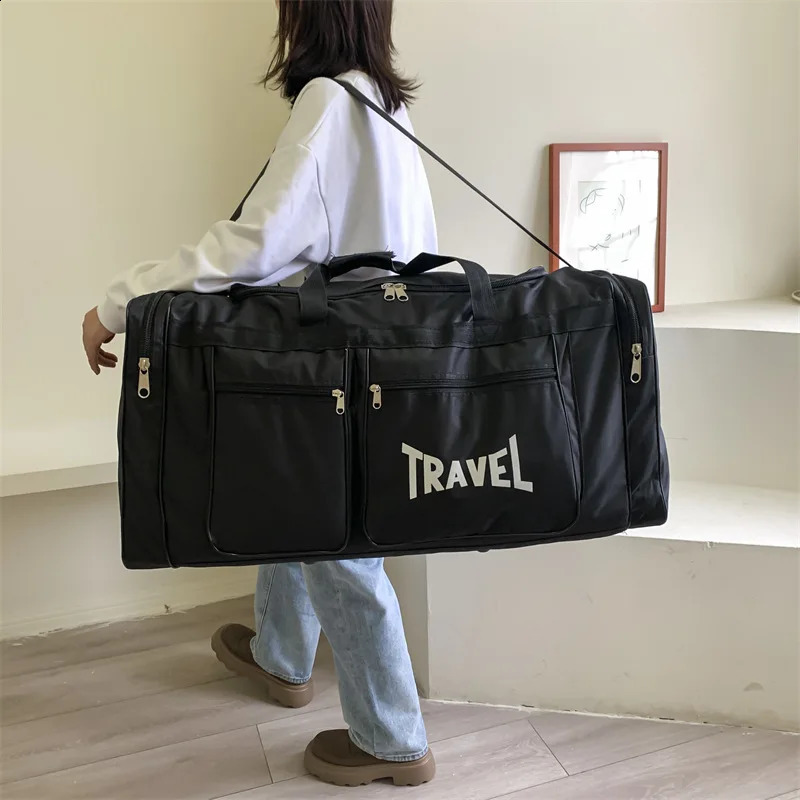Travel Bag Foldable Large Capacity Waterproof Business Sports Handbags Wear-Resistant Portable Multifunction Duffel Bags luggage 240819