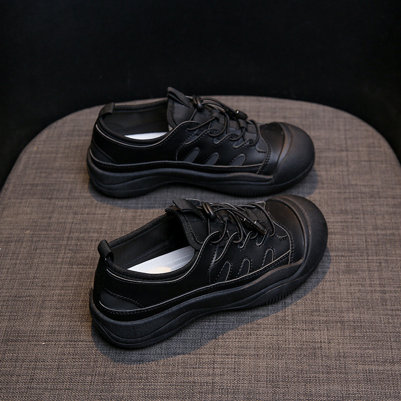 Ddmysports Autumn New Instagram Korean Edition Little White Female Students Thick Sole Versatile Casual Sports Board Shoes Trend P OUTDOOR