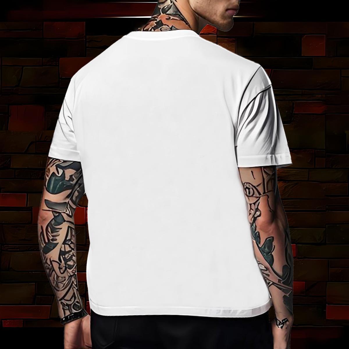 Wholesale Mens Tshirts fish head Daily Outfit 230g Pure Cotton Tees O-Neck Short Sleeve Loose Mens T Shirts Custom Anime