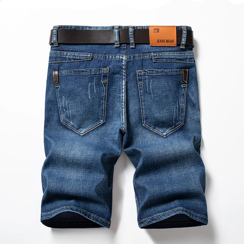 Summer mens Capris straight denim shorts loose fit casual jeans 240819