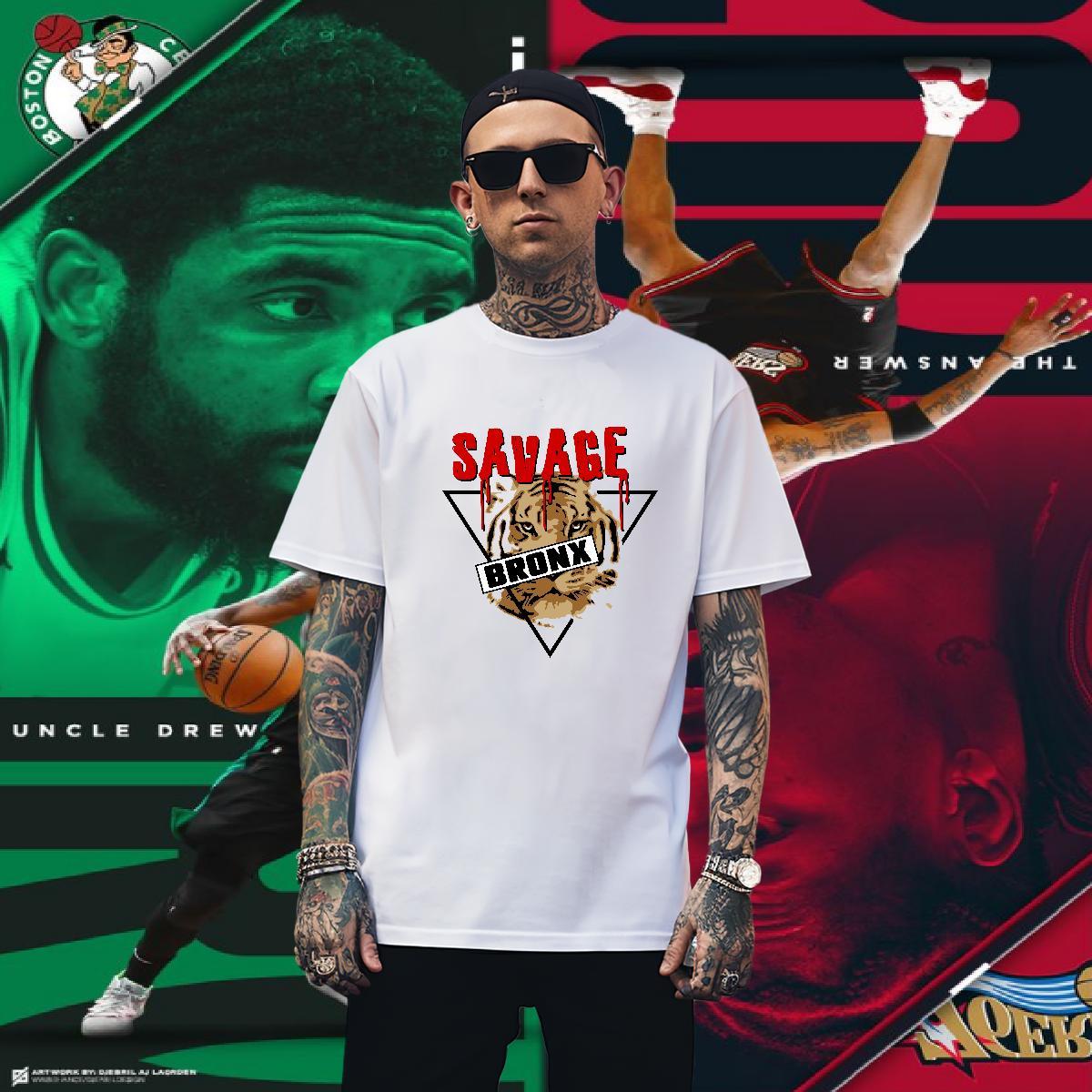 Unisex T-Shirts for Men tiger Breathable Short Sleeve Outdoor Oversized 4XL 230g Pure Cotton Mens Tshirts 2024 New Top Tees