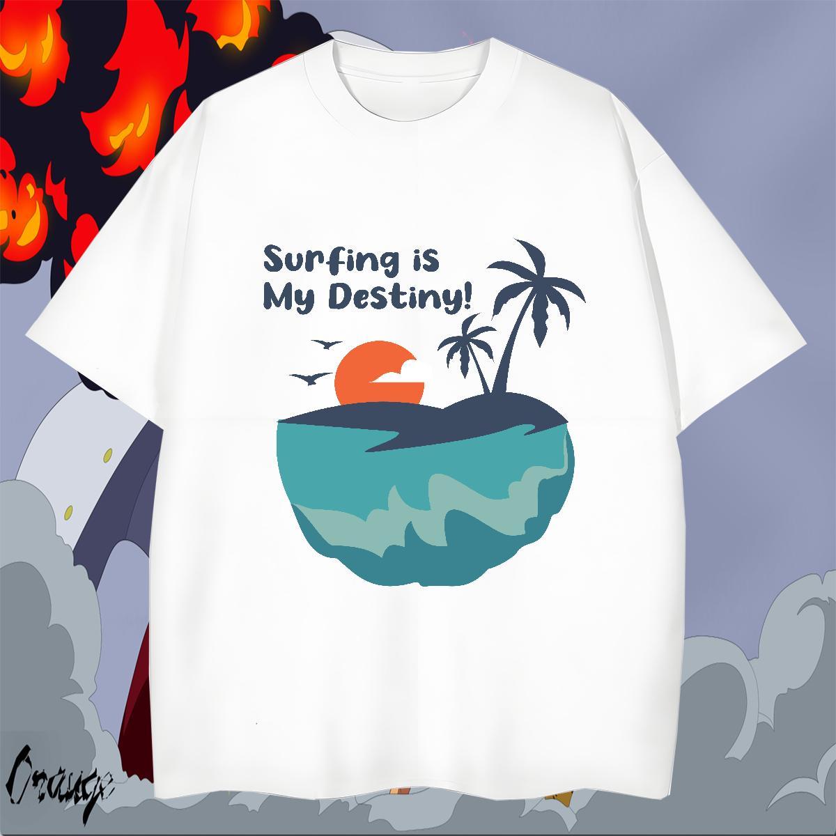 Free Shipping Tshirt for Man Woman Anime Printing Street 230g 100% Cotton Custom Big Size O Neck Short Sleeves beach T-Shirts Stylist Clothings