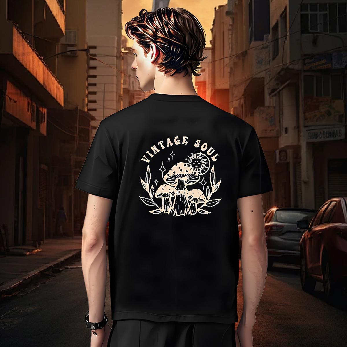 Man T Shirts 230g Pure Cotton painting Summer Casual O-Neck Short Sleeve Oversized Mens Tshirts Fashion Designer High Quality Wear