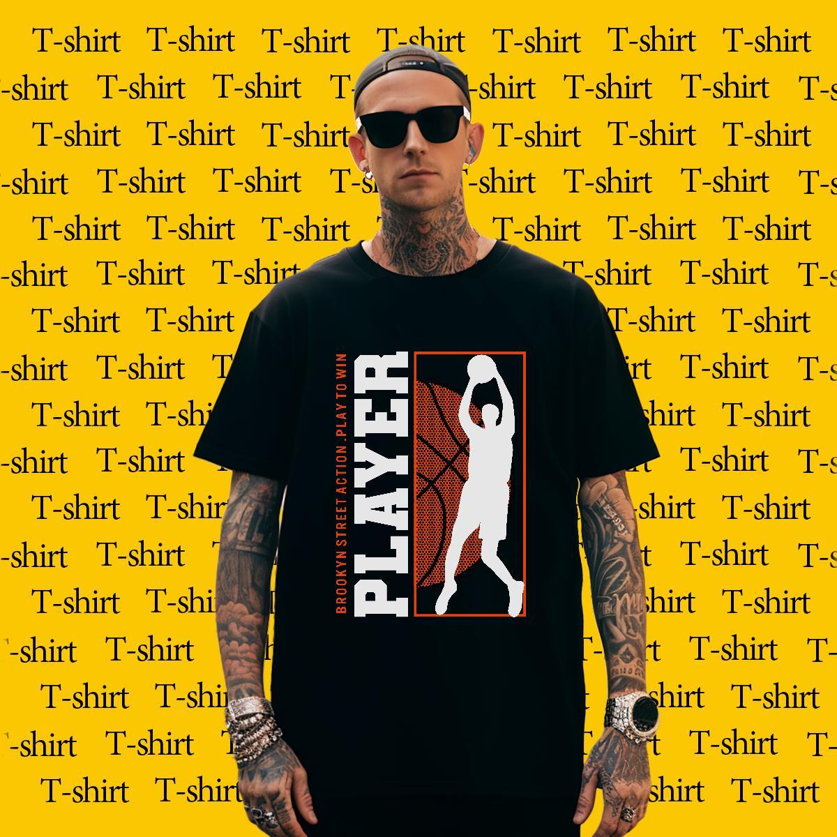 Cool Couples T Shirts Beach 100% Cotton 230g Oversized 3XL 4XL O Neck Short Sleeves basketball T-Shirts Fashion Clothes