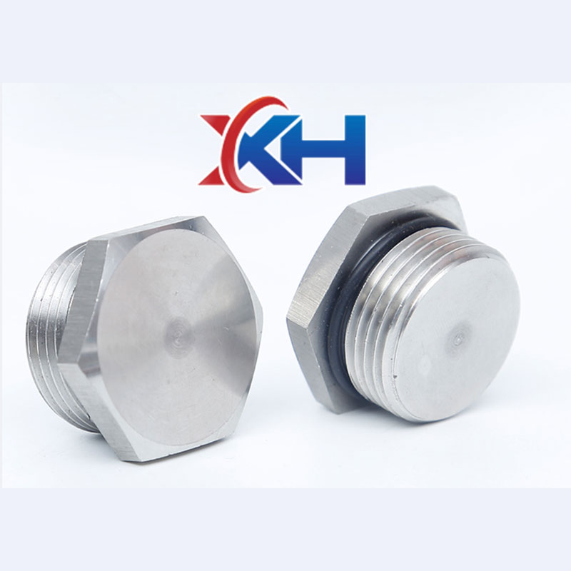 External thread plug M-G-NPT 304 stainless steel explosion-proof, waterproof, dustproof plug cover metal solid joint