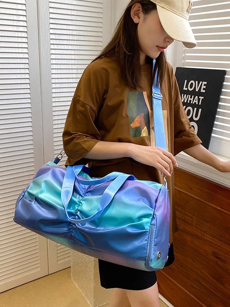 Travel Duffel Bag for Plane Gym Bag Womens with Shoes Compartment and Wet PocketSport Gym Tote Swimming YogaSmall Waterproof 240819