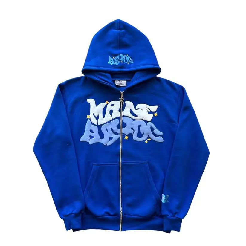 Y2K Hoodie Women Men Zip Up Grunge Aesthetic Hoodies Casual Vintage Oversized Pullover Sweatshirt Harajuku Jacket