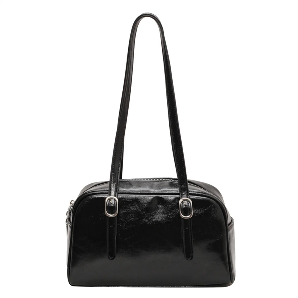 Women Shoulder Bag Solid Color Fashion Handbag with Adjustable Strap Satchel Purse Underarm for Work Shopping Travel 240819