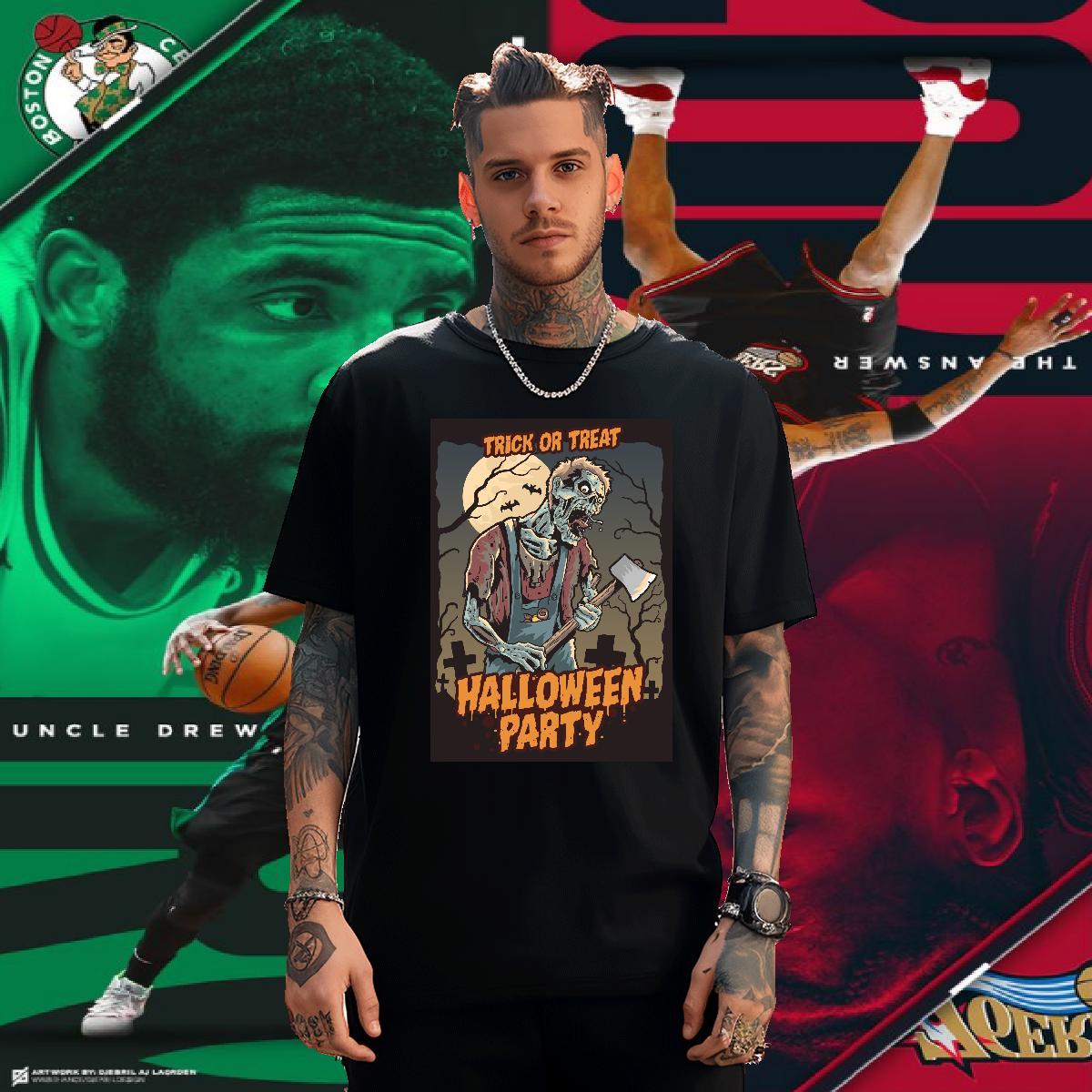 Soft T-Shirts halloween Breathable Crew Neck Daily Outfit Anime Print 230g Cotton Couples T Shirts DIY Customized Wear