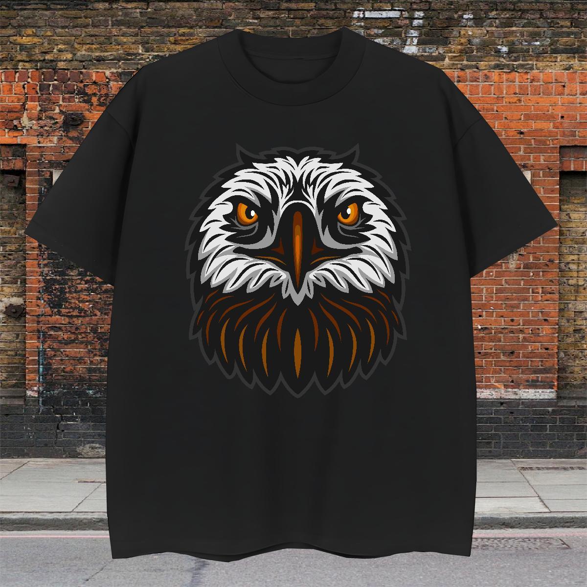 Cool T-Shirts owl O Neck Short Sleeves Sports Casual Custom Cartoon 100% Cotton 230g Tshirt for Man Woman Fashion Designer Tee Shirt