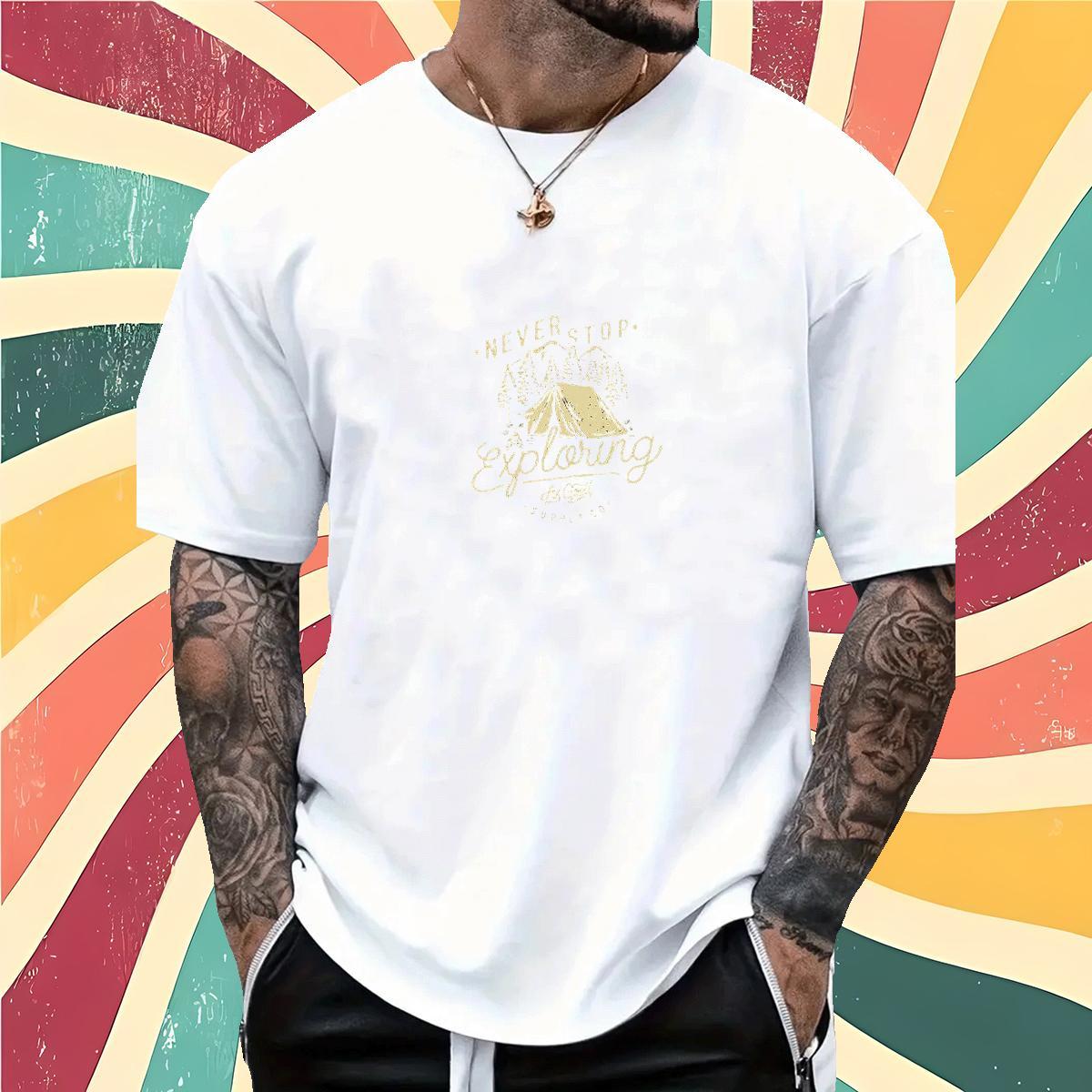High Quality beach 230g Cotton Couples T Shirts Hip Hop Round Neck Short Sleeve Men T Shirts Fashion Casual Plus Size Custom Tee Shirt
