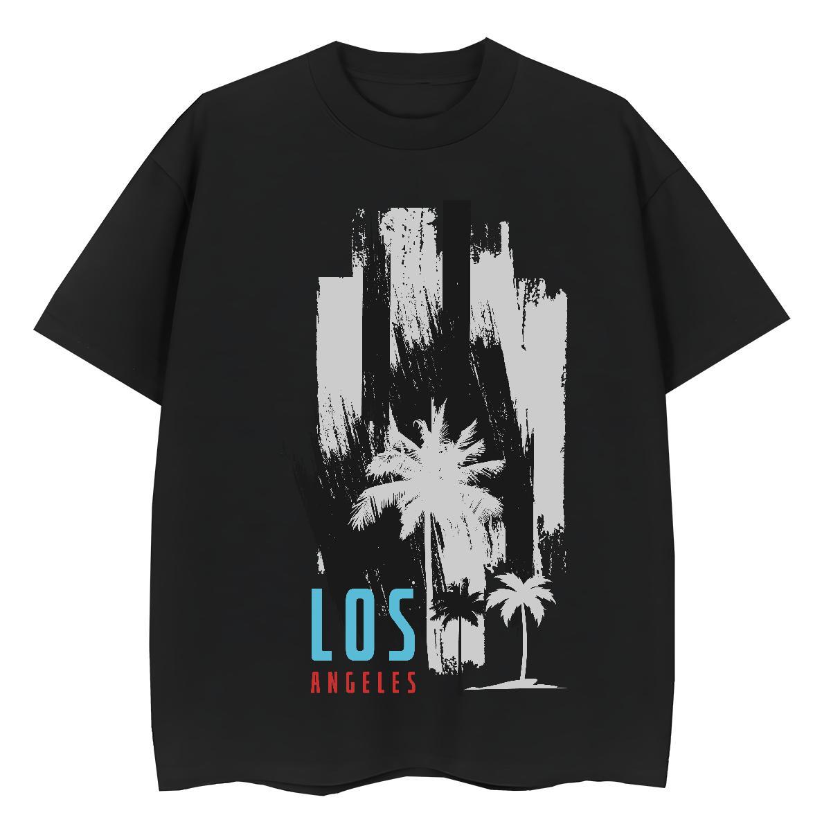 Fashion Casual Woman Tshirt Hip Hop Breathable Soft Tshirts Brand 230g Cotton tree Anime Print Woman T Shirts