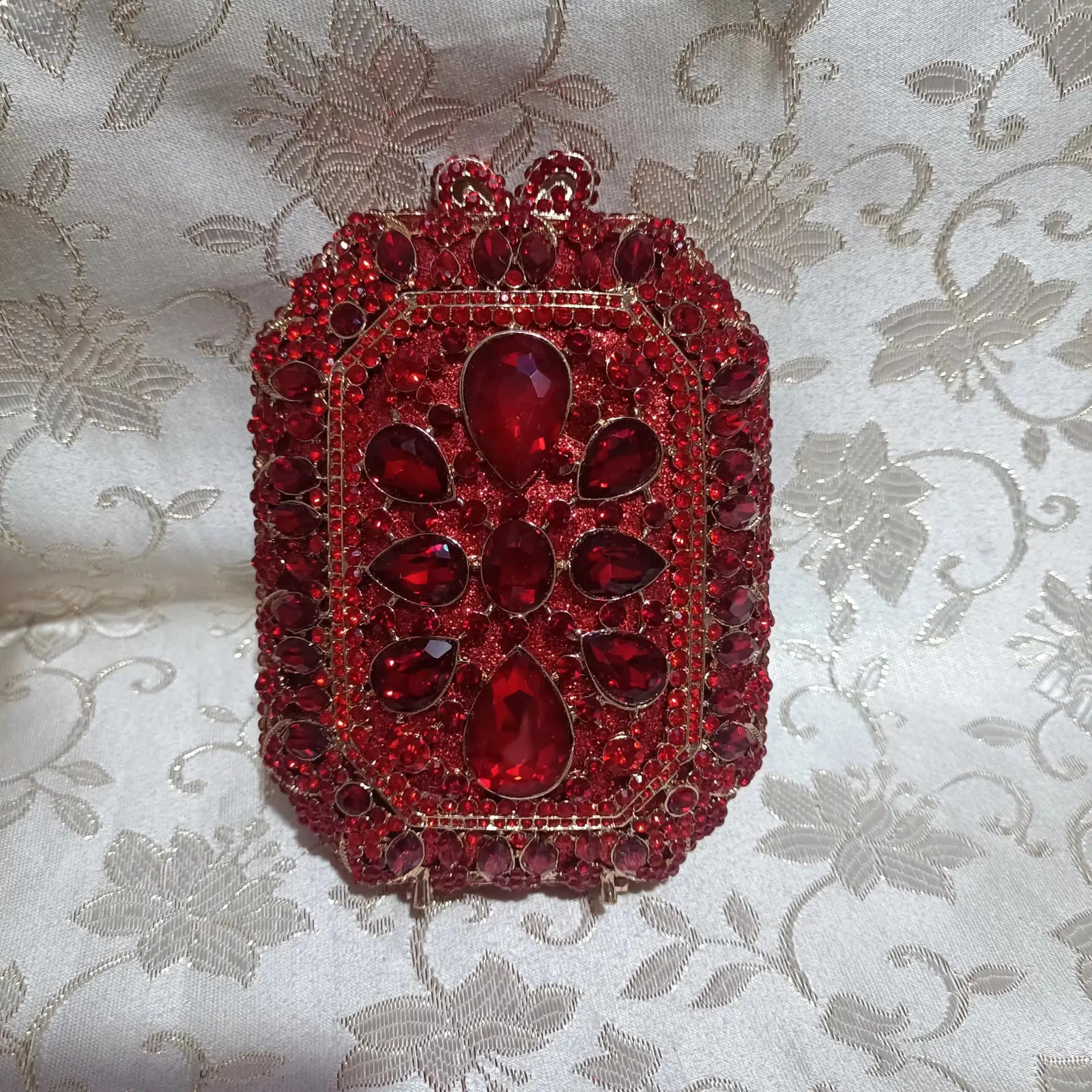 Wine Stones Women Crystal Clutch Bag Lady Evening Party tail Rhie Clutches Bags Handbags Wedding Purse Red 240820 f9b6