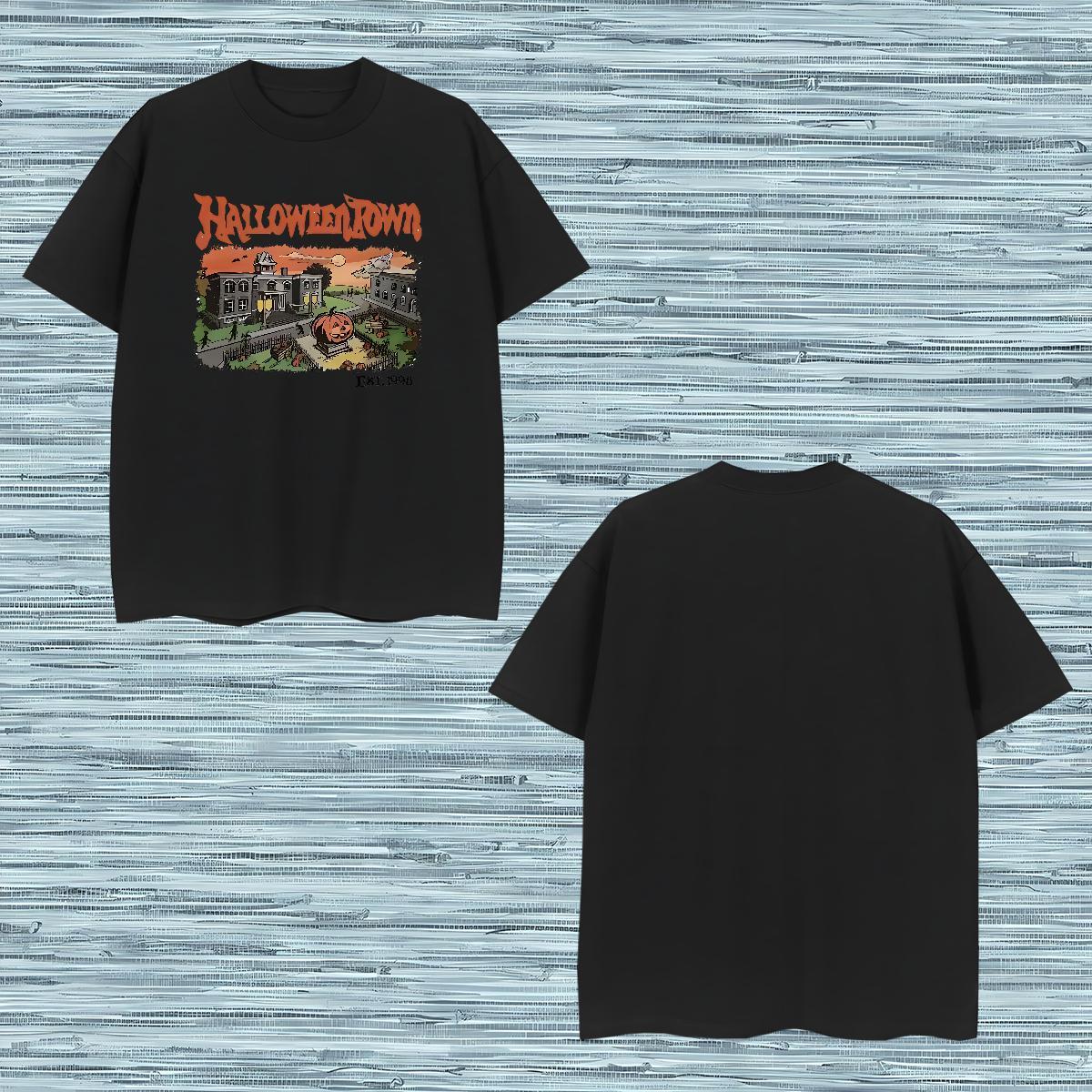 Soft T-Shirts for Men pumpkin Round Neck Short Sleeve Sports Casual Custom Printed 230g Cotton Men Tshirts Customized Tees