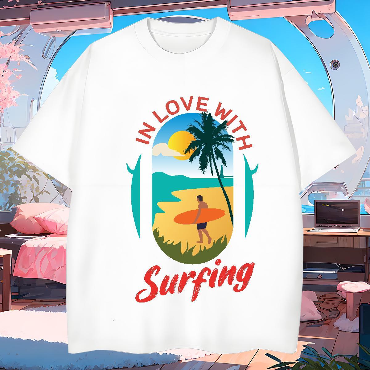 Popular beach 230g 100% Cotton Men Tshirts Outdoor Pure Cotton T Shirts Men DIY Customized White Plus Size Tees