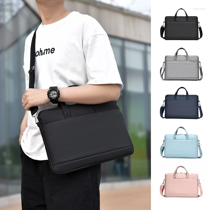 Laptop Briefcase Bag Women - Lightweight Carrying hot Case with Adjustable Strap for Business and School, 13 Inch, Black