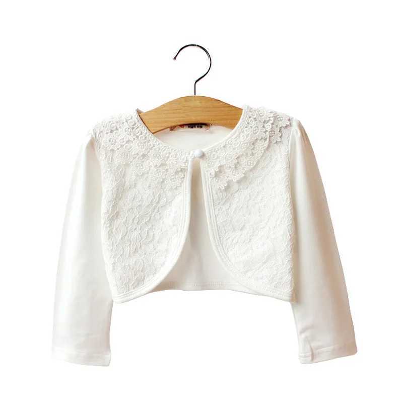 Kids Girls Lace Cardigan Long Sleeve Crochet Bolero Jackets Girl Wedding Party Cape Outerwear Coat Children Cape Tops DQ977XJ240819