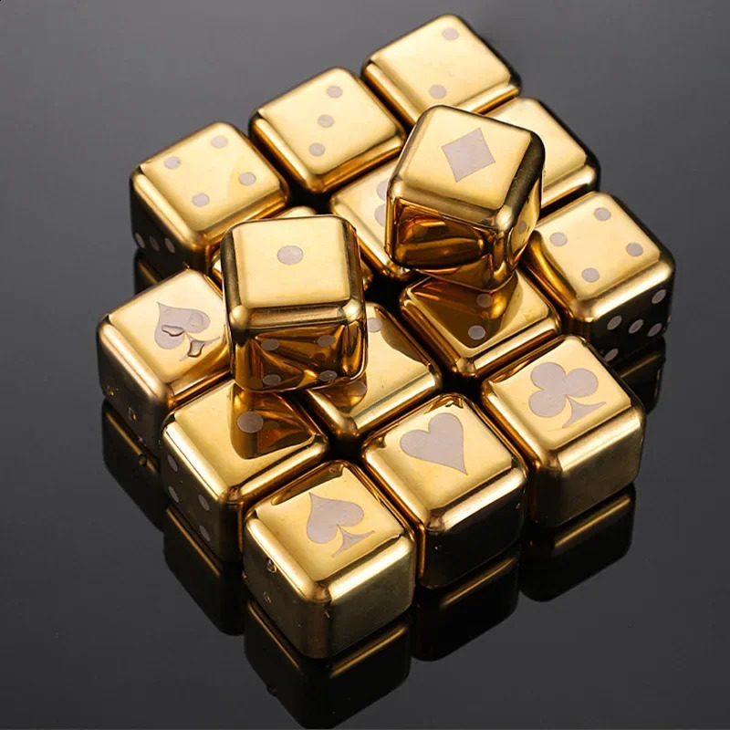 Reusable Whiskey Stone Stainless Steel Ice Block Rapid Freezing Wine Cooler Food Grade Metal Particle Beer Bar Accessories 240819