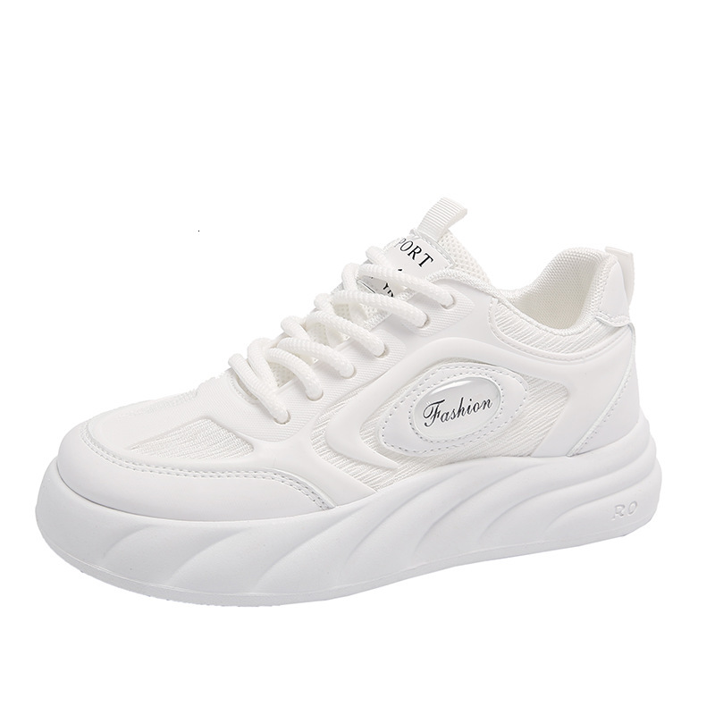 Ddmysports Summer New Instagram Korean Edition Ollow Small White Female Students Thick Sole Versatile Casual Sports Shoes ZL OUTDOOR