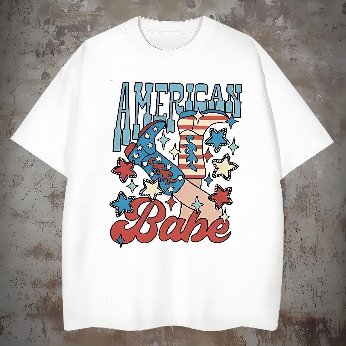 T Shirt For Man 230g 100% Cotton USA Beach Round Neck Short Sleeve Plus Size Cartoon Men Tops Tees 2024 Designer Free Shipping Tees Shirts