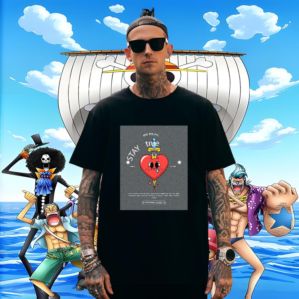Cool Design Men Tshirts Beach 100% Cotton 230g Custom Print Plus Size Breathable Soft heart Mens T Shirts Casual New Tees