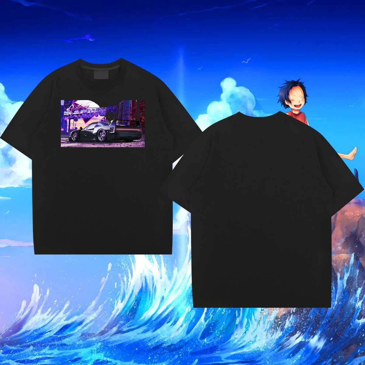 Cool Men Clothes T-Shirt Home Outdoor 230g Cotton Custom Big Size Breathable car Man T Shirts New Arrival Tops Tees